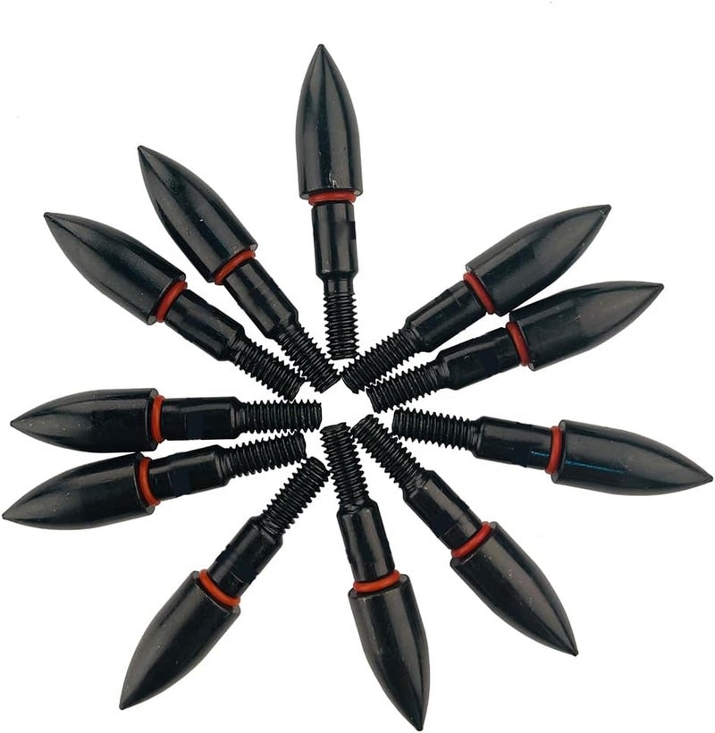 Linkboy Archery 12PCS Arrow Points Tips 75 90 100 125 150 200 250 300 350 Grain Broadheads Arrow Head Insert Hunting Archery Accessories Bows - Image 1